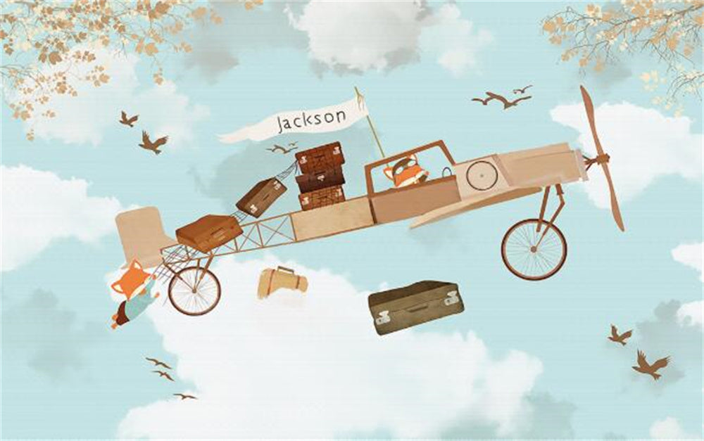 Homemade Air Vehicle Personalized Wallpaper Mural