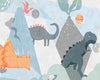 Abstract Dinosaur Mountains Wallpapers Mural