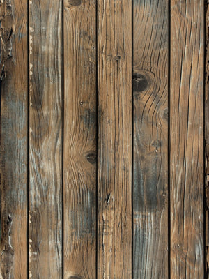 Retro Faux Wood Grain Peel and Stick Wallpaper