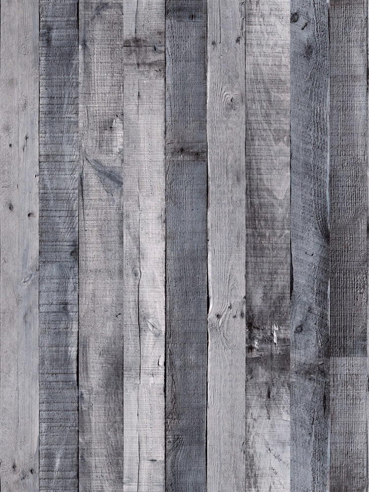 Retro Faux Wood Grain Peel and Stick Wallpaper