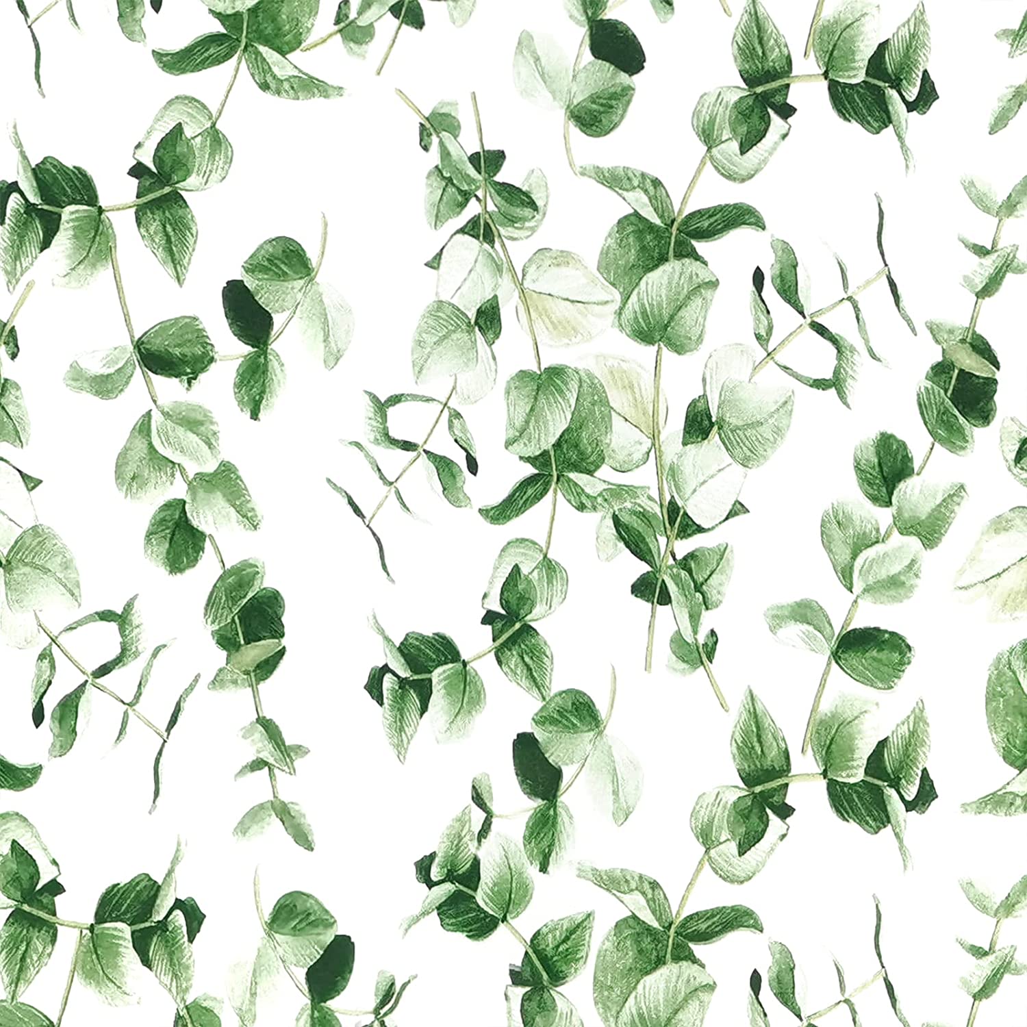 Nature Green Leaves Pattern Peel and Stick Wallpaper
