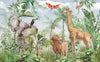 Tropical Wildlife Animals Jungle & Safari Blue Sky Wallpaper Mural