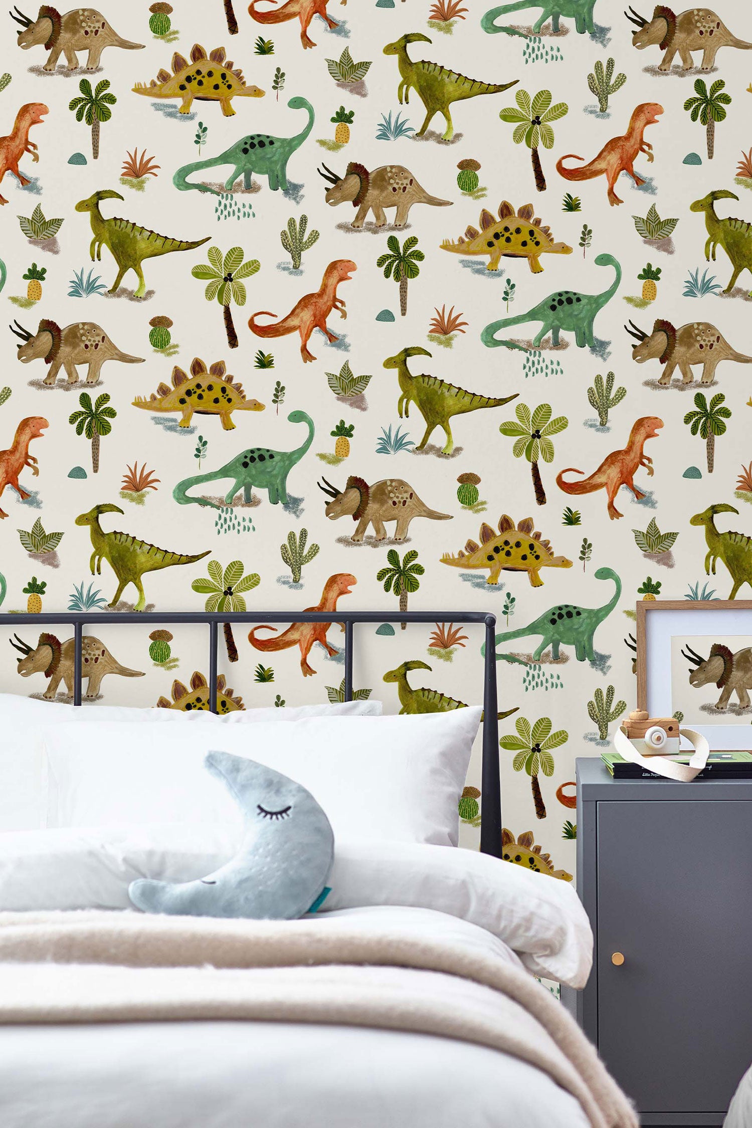 Children's wallpaper with dinosaurs, 118331, Next