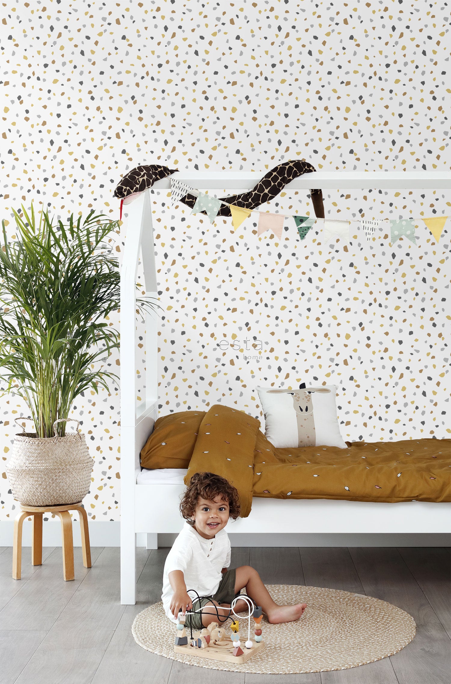 Children's wallpaper, colored stones, 139305, To the Moon and Back, Esta Home
