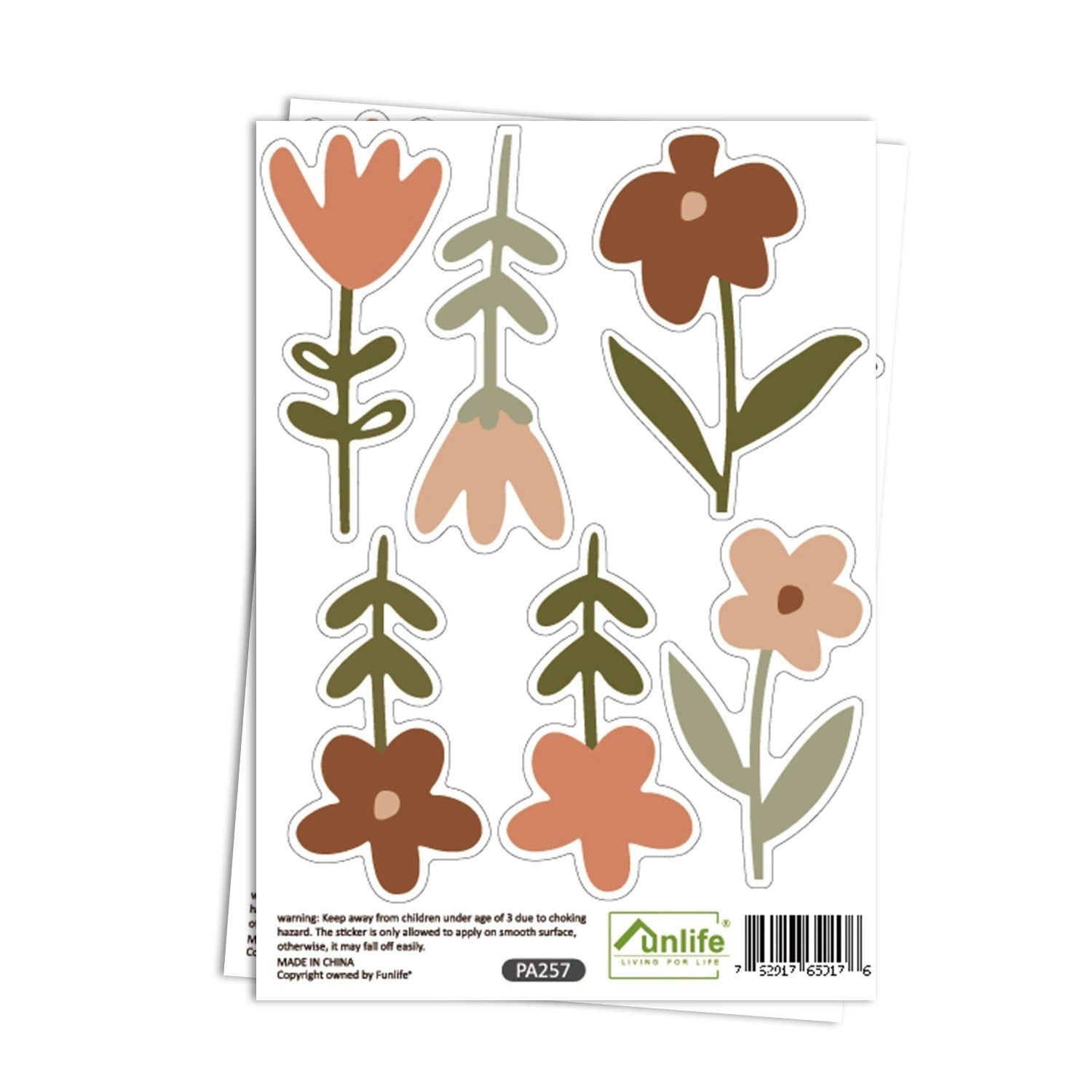 Botanical Wall Decals Flowers
