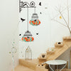 Cartoon Wall Decals Bird Cage