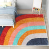 Load image into Gallery viewer, Nursery Soft Area Rug Blue Rainbow