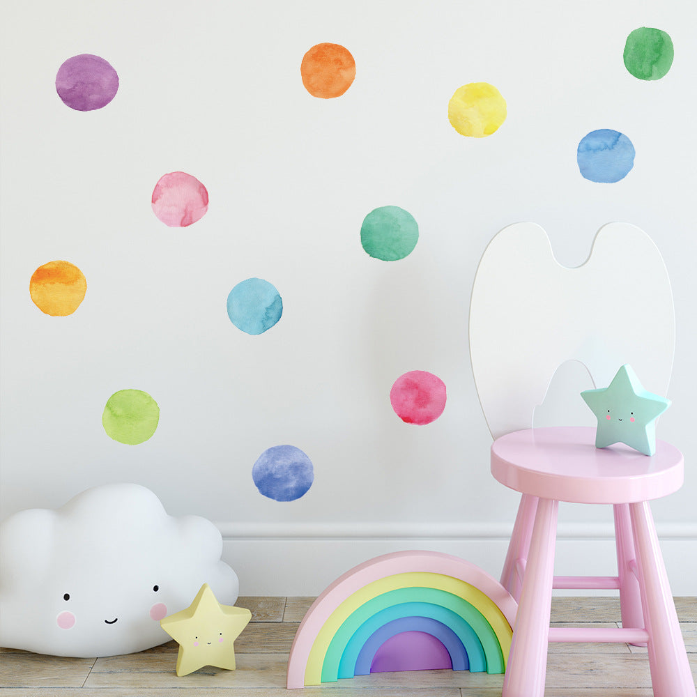 Pattern Wall Decals Watercolor Dots