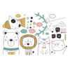 Load image into Gallery viewer, Cartoon Wall Decals Winter Warm Animals