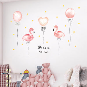 Cartoon Wall Decals Pink Designs