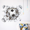 Load image into Gallery viewer, Cartoon Wall Decal Football Broken Wall