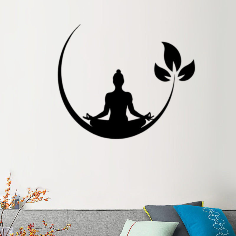 Wall Sticker Yoga Zen Silhouette