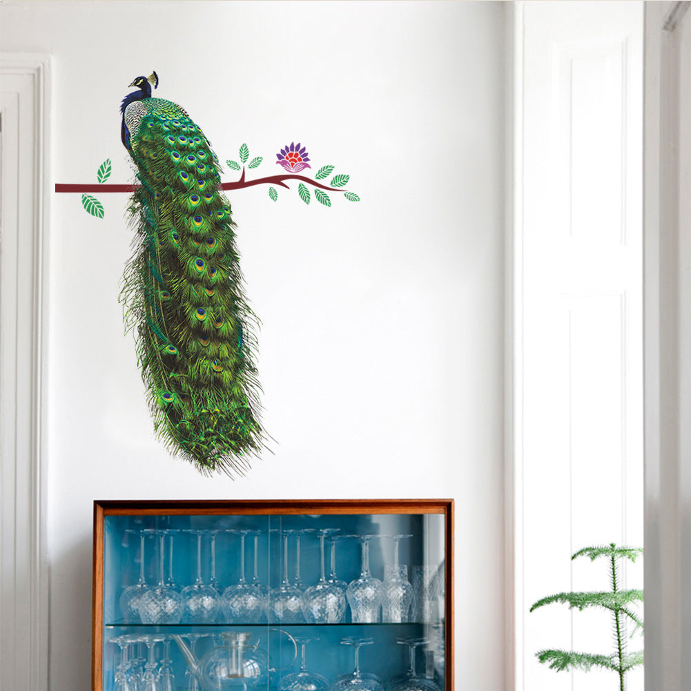 Wall Decal Noble Peacock