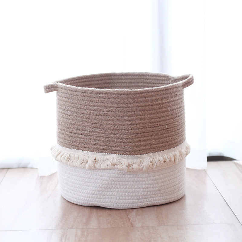 Woven Nursery Toy Storage Bag