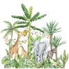Load image into Gallery viewer, Cartoon Wall Decals Nordic Plants Elephant Giraffe