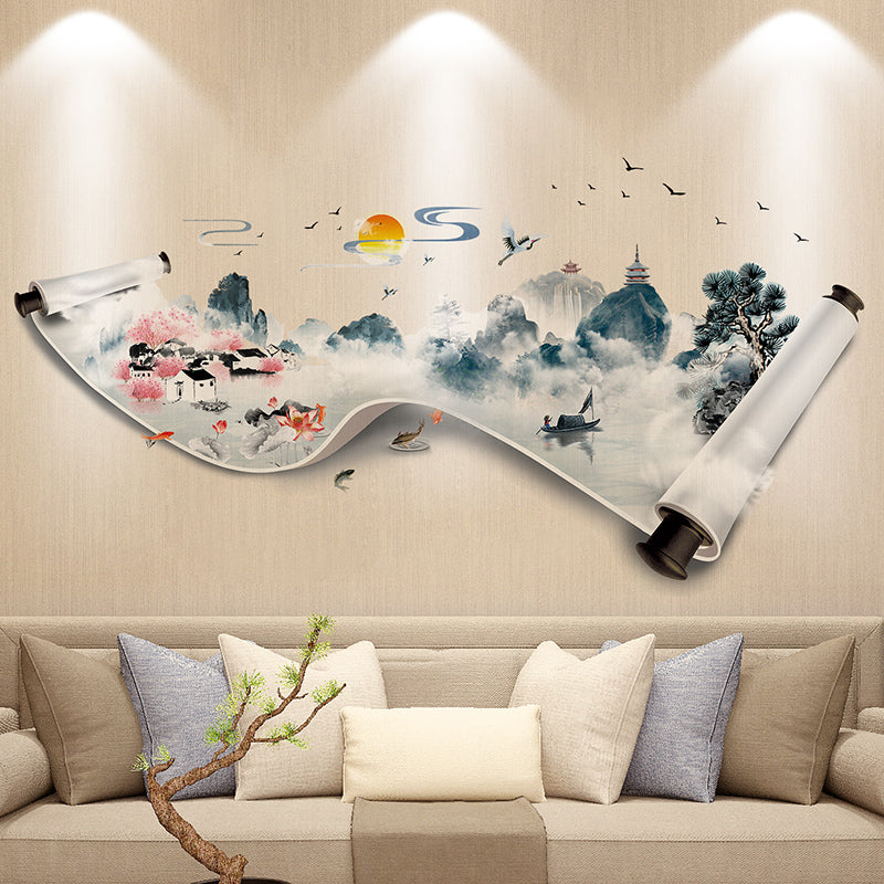 Wall Decals Chinese Style Landscape Painting