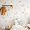 Pattern Wall Decals Creative Pink Dots
