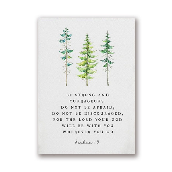 Home Creative Simple Bible Canvas Painting