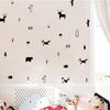 Pattern Wall Decals Nordic Forest Animals