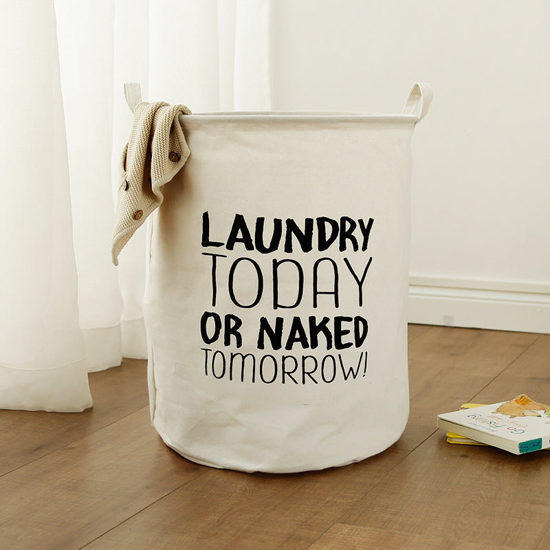 Laundry Hamper Storage Basket Cool Quotes