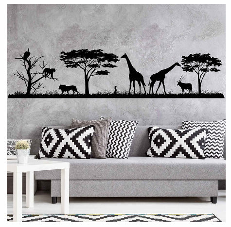 Wall Decals Creative Africa Animals Silhouette