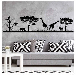 Wall Decals Creative Africa Animals Silhouette