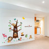 Cartoon Wall Decals Woodland Animals