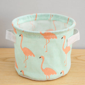 Nursery Storage Basket Flamingo & Bear