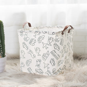 Nursery Laundry Storage Bin Square Shape