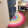 Load image into Gallery viewer, Semicircle Area Rug Cartoon Rainbows
