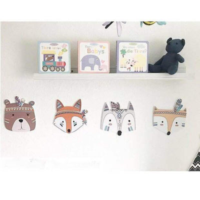 Wood - made animal wall hanging wall stickers