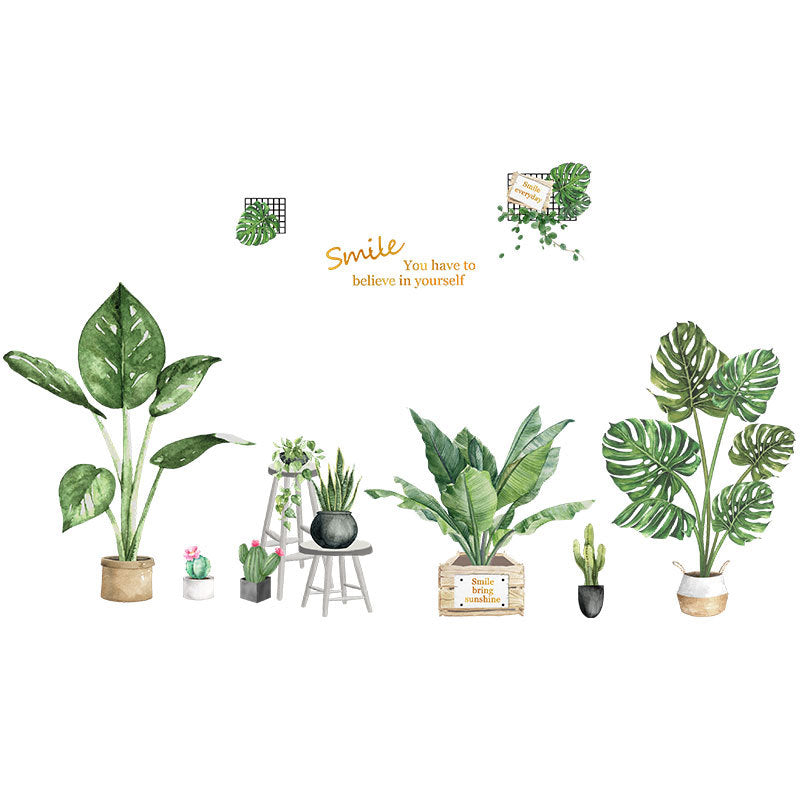 Nordic Wall Decals Garden Plants