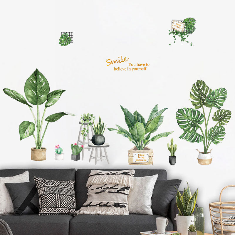 Nordic Wall Decals Garden Plants