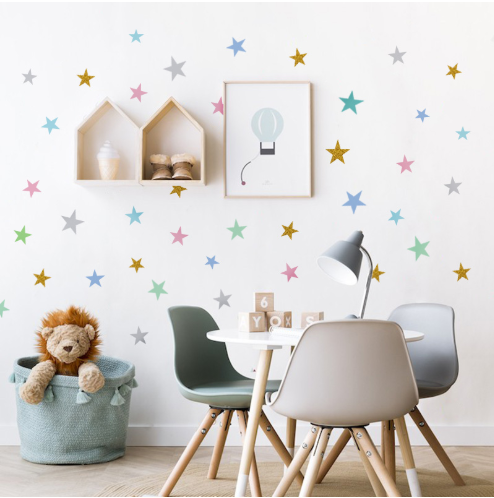 Pattern Wall Decals Beautiful Stars