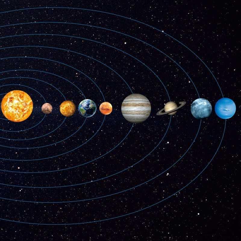 Cartoon Wall Decals Eight Planets