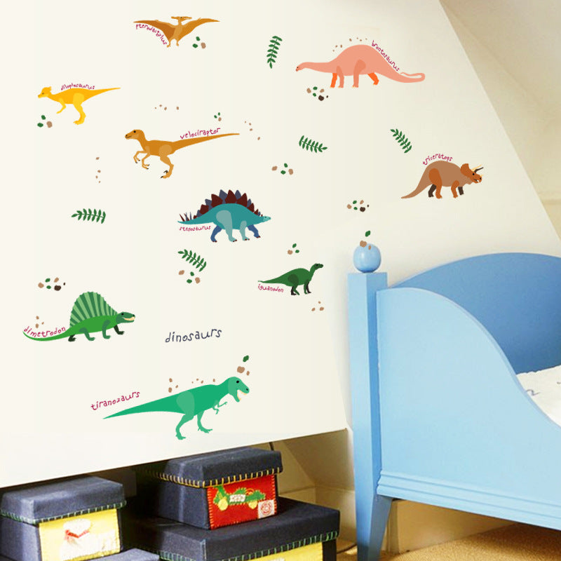 Cartoon Wall Decals Dinosaur World