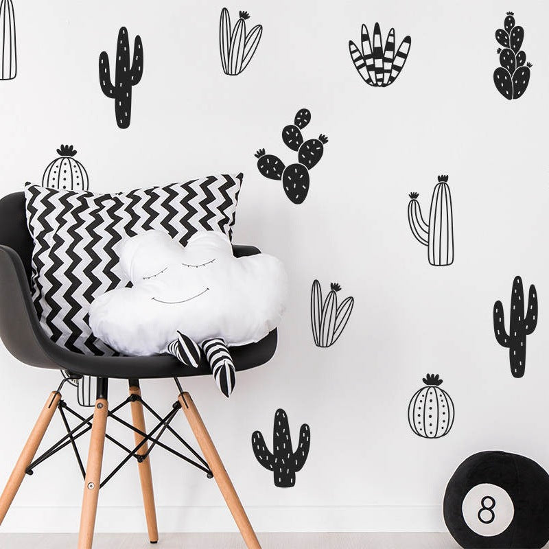 Pattern Wall Decals Cactuses
