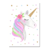 Rainbow Unicorn Nursery Canvas Posters
