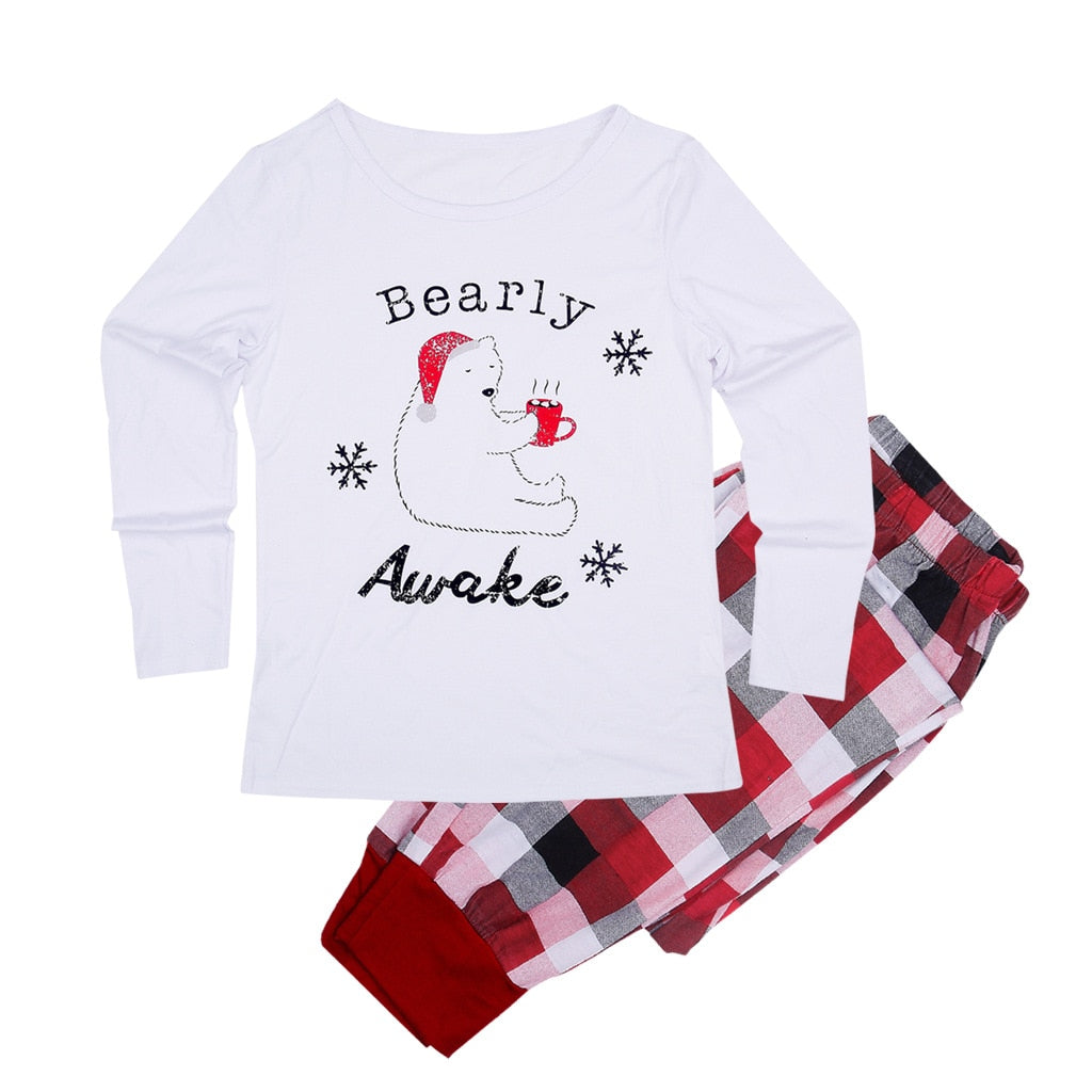 Matching Christmas Pajamas Family Set - Chilling Bear