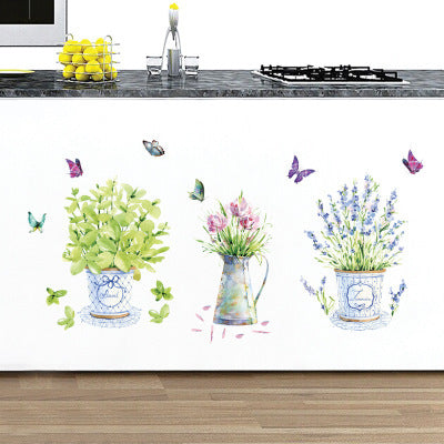 Wall Stickers Flowers In Vase