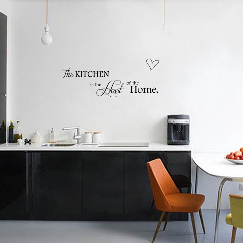 Quote Wall Sticker The Kitchen Is The Heart