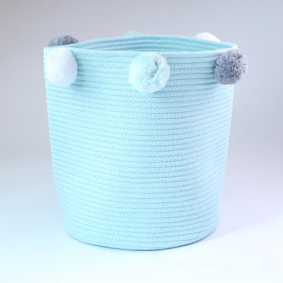 Wool ball laundry Hamper basket