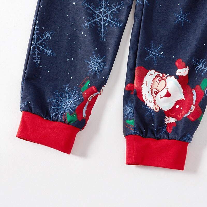 Matching Christmas Pajamas Family Set - Cute Santa