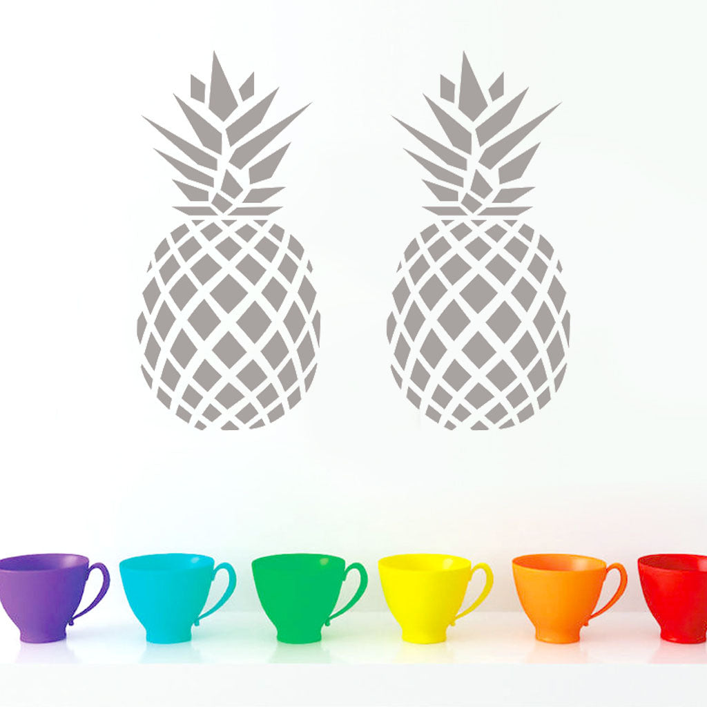 Wall Sticker Shiny Pineapple