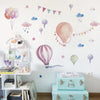 Load image into Gallery viewer, Cartoon Wall Decals Watercolor Hot Air Balloons