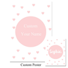 Load image into Gallery viewer, Personal Name And Swan Nursery Canvas - Customizable