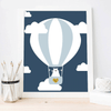 Load image into Gallery viewer, Bear And Balloon Nursery Canvas Posters