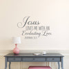 Quote Wall Sticker Jesus Love