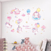 Cartoon Wall Decals Pink Designs