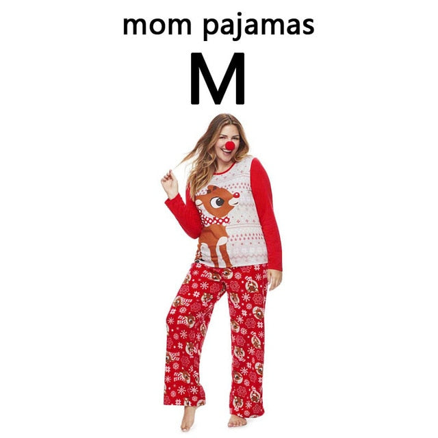 Matching Christmas Pajamas Family Set - Baby Deer